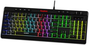 SWAPITECH ST- KWG-01 Gamer Programmable RGB Gaming Keyboard Wired USB Standard Gaming Keyboard Compatible with Desktop, Laptop, Mac