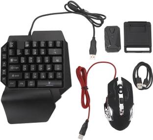 Extreme Bluetooth Gaming Keyboard Mouse Convertor For Smartphone 4 in 1 Mobile Game Bluetooth Handheld Gaming Keyboard Compatible with Desktop, Laptop, Mac