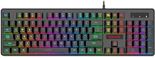 Redragon K509 Semi Mechanical Wired USB Standard Gaming Keyboard Compatible with Desktop, Laptop, Mac