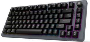 EVOFOX Katana X2 TKL Tri-Mode (BT/2.4G/Wired) Red Switches and Dynamic Backliting Wireless Tenkeyless Gaming Keyboard Compatible with Desktop, Laptop, Tablet, Mac