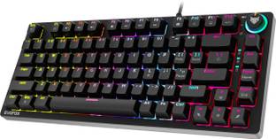 EVOFOX Katana X2 TKL Mechanical Wired USB Tenkeyless Gaming Keyboard Compatible with Desktop, Laptop, Mac multimedia_keys,Katana X2 TKL