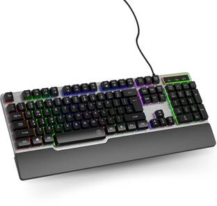 Dr luxur Ergofizz Wired USB Tenkeyless Gaming Keyboard Compatible with Desktop, Laptop, Mac