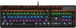 HP GK320 Wired USB Standard Gaming Keyboard Compatible with Desktop, Laptop, Mac with gaming mode ,stand support,HP GK320 Gaming Keyboard