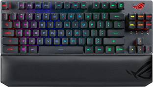 ASUS XA09 STRIX SCOPE NX WL DX/NXRD/US Bluetooth Tenkeyless Gaming Keyboard for FPS gamers, Tri-mode connectivity, ROG RX Optical Mechanical Switches