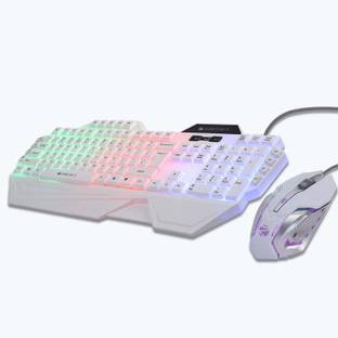 ZEBRONICS Optimus Gaming Keyboard Mouse Combo Wired USB Standard Gaming Keyboard Compatible with Desktop, Laptop, Mac