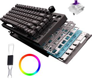Kreo Swarm Wireless Mechanical Gaming Keyboard, 5-Pin Hot Swap PCB and RGB Backlight Wireless Tenkeyless Gaming Keyboard