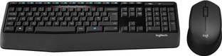 Logitech MK345/Wireless Compact,Win Mac,Desktop,Tablet,Smartphone,LaptopCompatible Wireless Standard Laptop Keyboard Compatible with Desktop, Laptop, Tablet, iPad, Mac Full-Sized Keyboard with Palm Rest & Comfortable Right-Handed Mouse, 2.4 GHz
