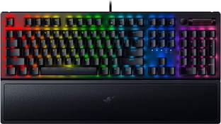 Razer BlackWidow V3 Wired USB Standard Gaming Keyboard Compatible with Desktop, Laptop, Mac stand support,RZ03-03540100-R3M1