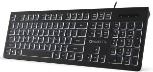 AMKETTE Wi-Key Backlit Wired USB Laptop Keyboard