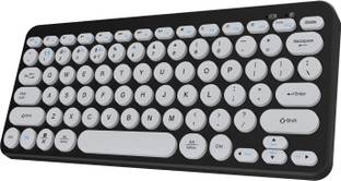AMKETTE Optimus 4 in 1 Compact Bluetooth, Wireless Handheld Laptop Keyboard Compatible with Desktop, Laptop, Tablet, iPad, Mac multimedia_keys,Optimus BT Keyboard