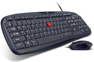 iball Wintop Deskset(USB V3.0 Keyboard + Mouse) Wired USB Standard Laptop Keyboard Compatible with Desktop, Laptop, Mac Deskset iBall Wintop USB V3.0(USB Keyboard + USB Mouse)