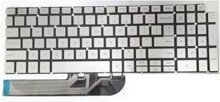 SOLUTIONS-365 COMPATIBLE FOR Dell Inspiron 7590 7591 7791 5584 5590 SILVER WITH BACKLIT Internal Laptop-size Laptop Keyboard Compatible with Desktop, Laptop, Mac