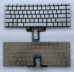 SOLUTIONS-365 HP 14-CD SILVER Wireless Laptop-size Laptop Keyboard