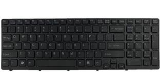 TechSio Laptop Keyboard for Vaio SVE151B11W - Black Internal Laptop-size Laptop Keyboard Compatible with Desktop, Laptop, Mac