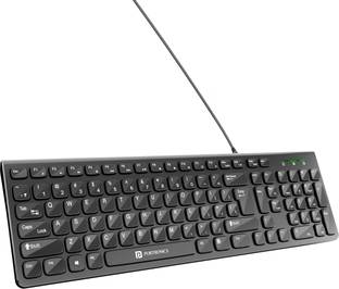 Portronics Ki-Pad 2 with Dual Color Keys, 10 Million Keystrokes, 1.5 m Long Cable Wired USB Standard Laptop Keyboard Compatible with Desktop, Laptop, Mac Easy to Use,Plug and Play,Quick, Comfy Durable body