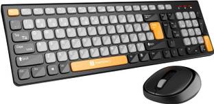 Portronics POR 2113 Wireless Standard Laptop Keyboard Compatible with Desktop, Laptop, Mac Easy to Use,Plug and Play,Quick, Comfy Durable body