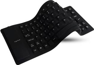 Octec Folding Wired Keyboard 85-Key USB Keyboard for Travel,Laptop,PC & Office Use Wired USB Handheld Laptop Keyboard Compatible with Desktop, Laptop, Mac