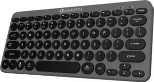 AMKETTE Optimus 4 in 1 Compact Bluetooth, Wireless Handheld Laptop Keyboard Compatible with Desktop, Laptop, Tablet, iPad, Mac multimedia_keys,Optimus BT Keyboard