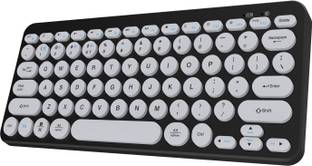 AMKETTE Optimus 4 in 1 Compact Bluetooth, Wireless Handheld Laptop Keyboard Compatible with Desktop, Laptop, Tablet, iPad, Mac multimedia_keys,Optimus BT Keyboard