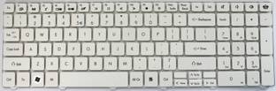 SOLUTIONS-365 ACER 5738 WITHOUT BACKLIT WHITE US Internal Laptop-size Laptop Keyboard Compatible with Desktop, Laptop, Mac