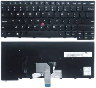 TecSone Laptop Keyboard for ThinkPad T450, 04Y0892, T431S, T440, E440, E431 Wireless Standard Laptop K...