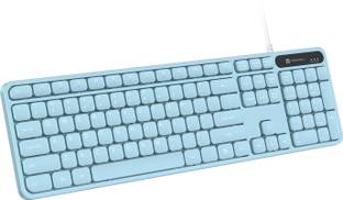 Portronics Ki-Pad 3 USB Wired Keyboard, Noise-free Typing, Large Keys, Function Hotkeys Wired USB Handheld Laptop Keyboard Compatible with Desktop, Laptop, Mac stand support,multimedia_keys,Ki-Pad 3 USB Wired Keyboard, Noise-free Typing, Large Keys, Function Hotkeys