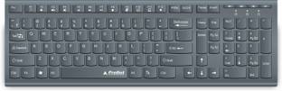 PRODOT QWERTY Keyboard with Low Profile Keys for Windows, Mac, PC, Laptop (Feather-IB) Wired USB Standard Laptop Keyboard Compatible with Desktop, Laptop, Mac stand support,Floater