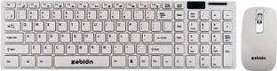 zebion COMBO SLIMFIT G1600 Wireless Standard Laptop Keyboard Compatible with Desktop, Laptop, Mac WIRELESS COMBO