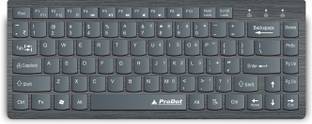 PRODOT Laptop Keypad Size 217m Mini Wired Keyboard Wired USB Standard Laptop Keyboard Compatible with Desktop, Laptop, Mac