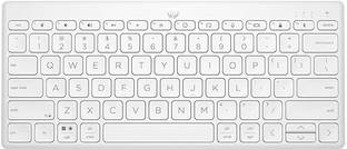 HP 350 Compact Multi-Device Bluetooth Standard Multi-device Keyboard Compatible with Desktop, Laptop, Tablet, iPad, Mac connectivity (upto 3 devices) with 2 years battery life