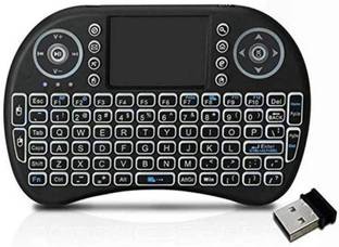 GUGGU Qwx_1426_Mini Wireless Keyboard with Touchpad Mouse, 2.4ghz Smart Connector Bluetooth Handheld Multi-device Keyboard Compatible with Desktop, Laptop, Mac