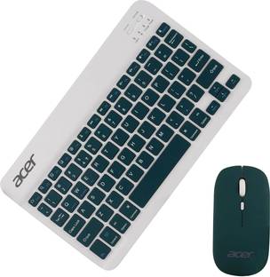 Acer Rechargeable Keyboard & Mouse Combo Bluetooth, Wireless Standard Multi-device Keyboard Compatible with Desktop, Laptop