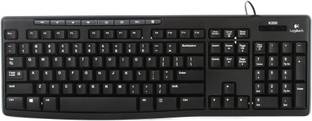 Logitech K120 Wired USB Standard Multi-device Keyboard Compatible with Desktop, Laptop, Tablet, iPad, Mac
