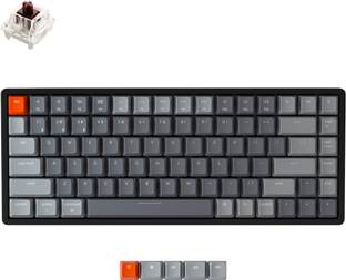 Keychron K2 Wireless Mechanical Keyboard Aluminum Frame Bluetooth, Wired USB, Wireless Laptop-size Multi-device Keyboard Compatible with Desktop, Laptop, Mac