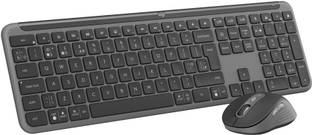Logitech MK950 Bluetooth Standard Multi-device Keyboard Compatible with Desktop, Laptop, Mac Easy to Use,Plug and Play,Quick, Comfy Durable body