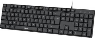 FINGERS WonderClicks K9 Wired USB Standard Multi-device Keyboard Compatible with Desktop, Laptop, Mac