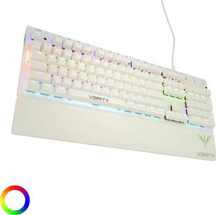 Verity Eclipse RGB Mechanical Keyboard, Smooth Typing Experience & Durable Build Wired USB Standard Multi-device Keyboard Compatible with Desktop, Laptop, Mac