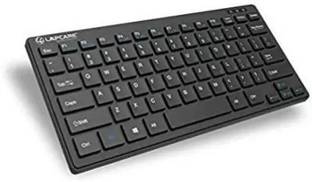 LAPCARE D-Lite + Wired USB Desktop Keyboard Wired USB Laptop-size Multi-device Keyboard Compatible with Desktop, Laptop, Mac stand support,multimedia_keys