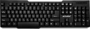 PRODOT Choice-Oriya with 104 Keys Wired USB Standard Multi-device Keyboard Compatible with Desktop, Laptop, Mac stand support,Odiya Keyboard