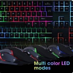 ZEB COMBO-MOUSE-KBD-KIT Wired USB Standard Multi-device Keyboard Compatible with Desktop, Laptop, Mac