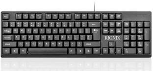 rionix Ritro Gaming Key Wired USB Standard Multi-device Keyboard Compatible with Desktop, Laptop, Tablet