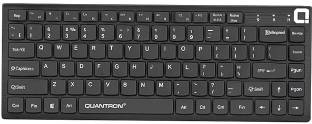 Quantron QKB-17_B Wired USB Laptop-size Multi-device Keyboard Compatible with Desktop, Laptop, Mac, Tablet