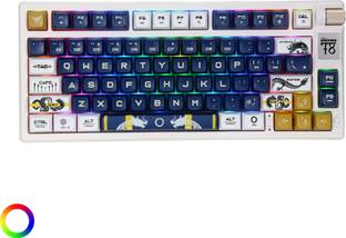 Verity Unifire 78 RGB Mechanical Gaming Keyboard, Customizable Keys for Pro Gamers Bluetooth Standard Multi-device Keyboard
