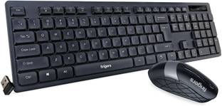 FINGERS AeroClicks Combo With Mouse Wireless Standard Multi-device Keyboard Compatible with Desktop, Laptop, Mac AeroClicks Combo