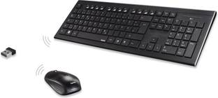 Hama Cortino Wireless Keyboard & Mouse Combo Set for Desktop & Laptop, 2.4 GHz, Wireless Standard Multi-device Keyboard Compatible with Desktop, Laptop, Mac