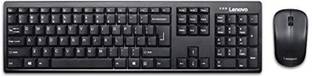Lenovo (GX30L66-303) 100 Wireless Standard Multi-device Keyboard Compatible with Desktop, Laptop, Mac stand support,multimedia_keys,Lenovo 100 Wireless Combo keyboard and Mouse
