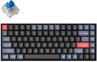 Keychron K2 Pro QMK/VIA Wireless Mechanical Keyboard Bluetooth, Wireless, Wired USB Standard Multi-device Keyboard Compatible with Desktop, Laptop, Mac , with gaming mode ,stand support,multimedia_keys,Keychron K2 Pro Wireless Mechanical Keyboard (Version 2) Hot- Swapable Plastic Frame, 96% Standard Keyboard with Numpad, RGB Backlight, Gateron G Pro Red Switch