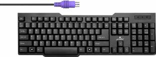 PRODOT Choice PS2 Wired Keyboard I Plug & Play Technology I 104 Keys I 10M Key Life I PS2 Standard Multi-device Keyboard Compatible with Desktop, Laptop, Mac