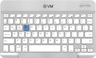 EVM WLKM Bluetooth Standard Multi-device Keyboard Compatible with Desktop, Laptop, Mac Compact, Wireless, Portable, 150 mah Battery