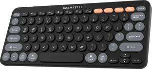 AMKETTE Optimus 4 in 1 Compact Bluetooth, Wireless Handheld Laptop Keyboard Compatible with Desktop, Laptop, Tablet, iPad, Mac multimedia_keys,Optimus BT Keyboard